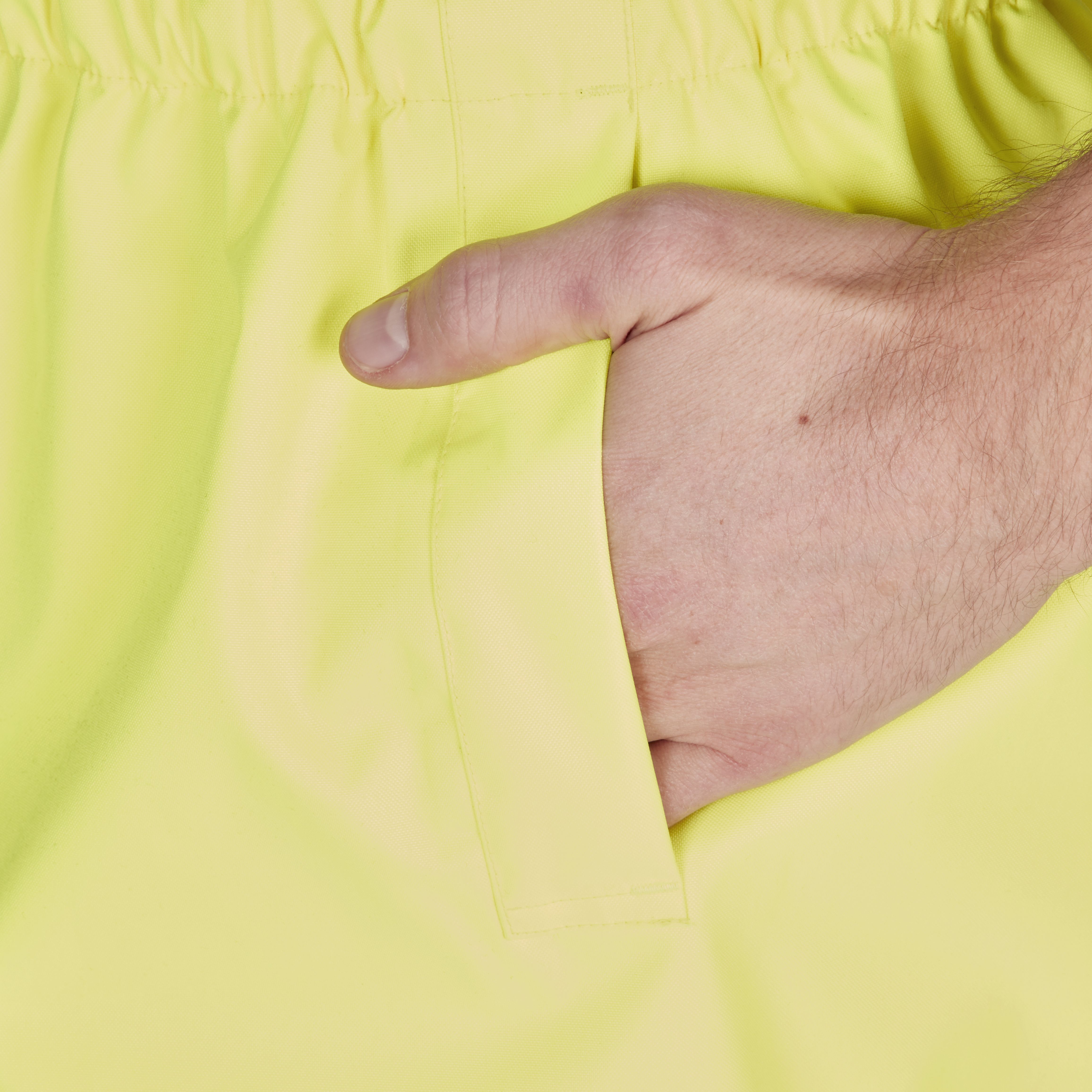 Yellow Waterproof Hi-vis trousers, X Large