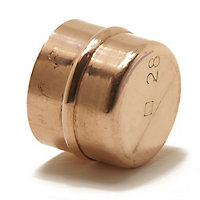 Yorkshire Brass Solder ring Stop end (Dia)15mm