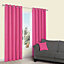 Zen Bonbon Plain Unlined Eyelet Curtains (W)117cm (L)137cm, Pair