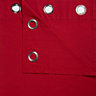 Zen Flame Plain Unlined Eyelet Curtains (W)117cm (L)137cm, Pair