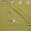 Zen Lime Plain Unlined Eyelet Curtains (W)228cm (L)228cm, Pair