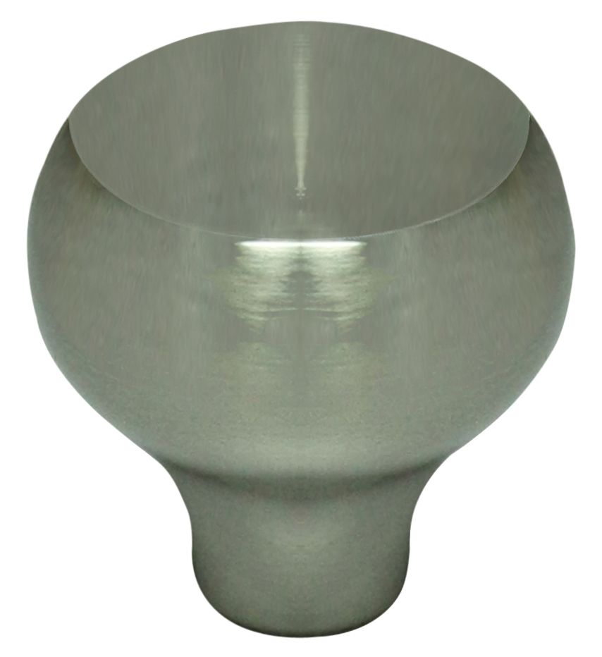Zinc alloy Nickel effect Round Furniture Knob (Dia)30mm