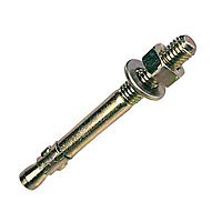 Zinc chromate-plated Through bolt (L)180mm (Dia)12mm, Pack of 10