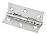 Zinc effect Steel Butt Door hinge 14471 (L)76mm, Pack of 2