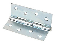 Zinc effect Steel Loose pin Door hinge 14472 (L)102mm, Pack of 20