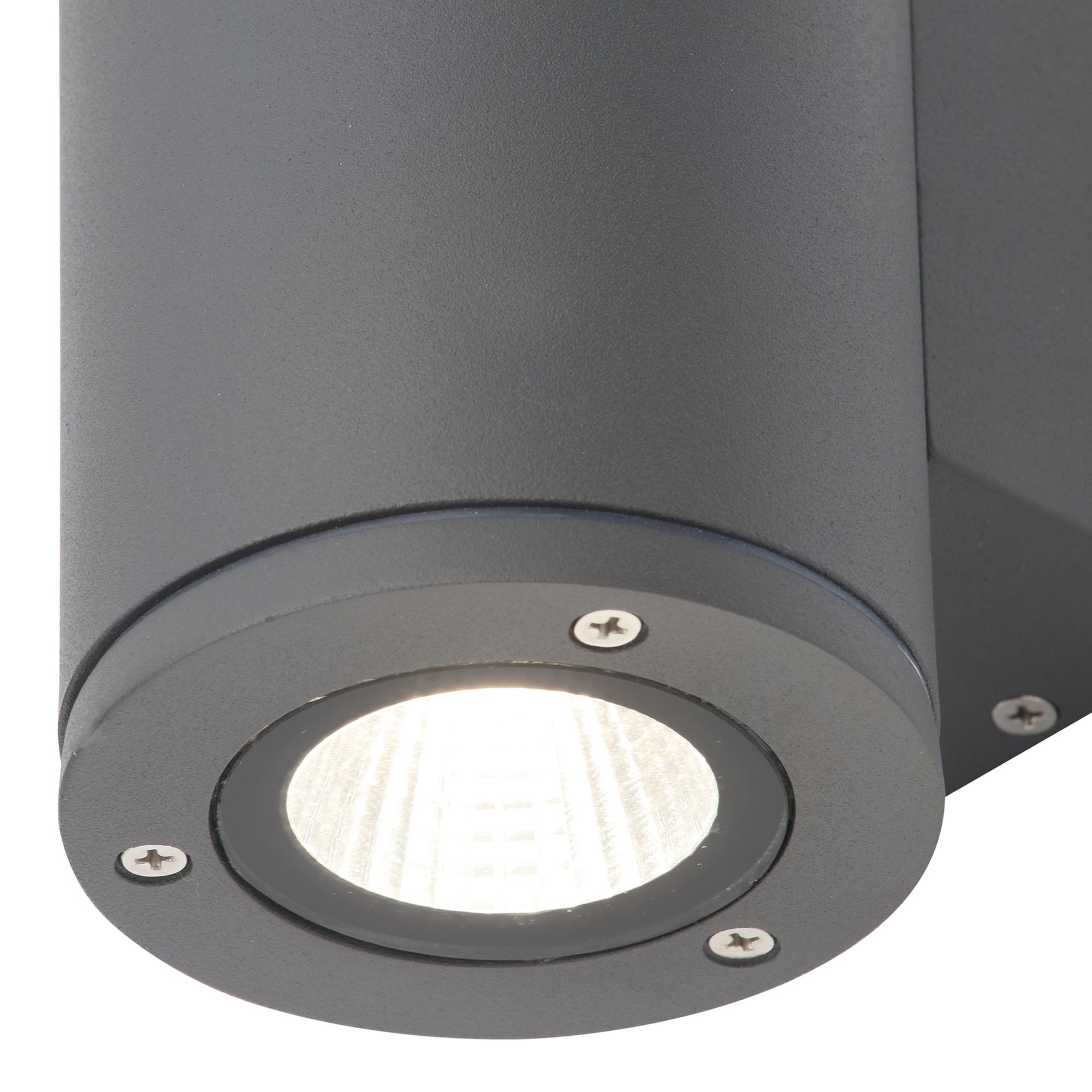 Zinc Mizar Fixed Matt Anthracite Mains-powered Integrated LED 