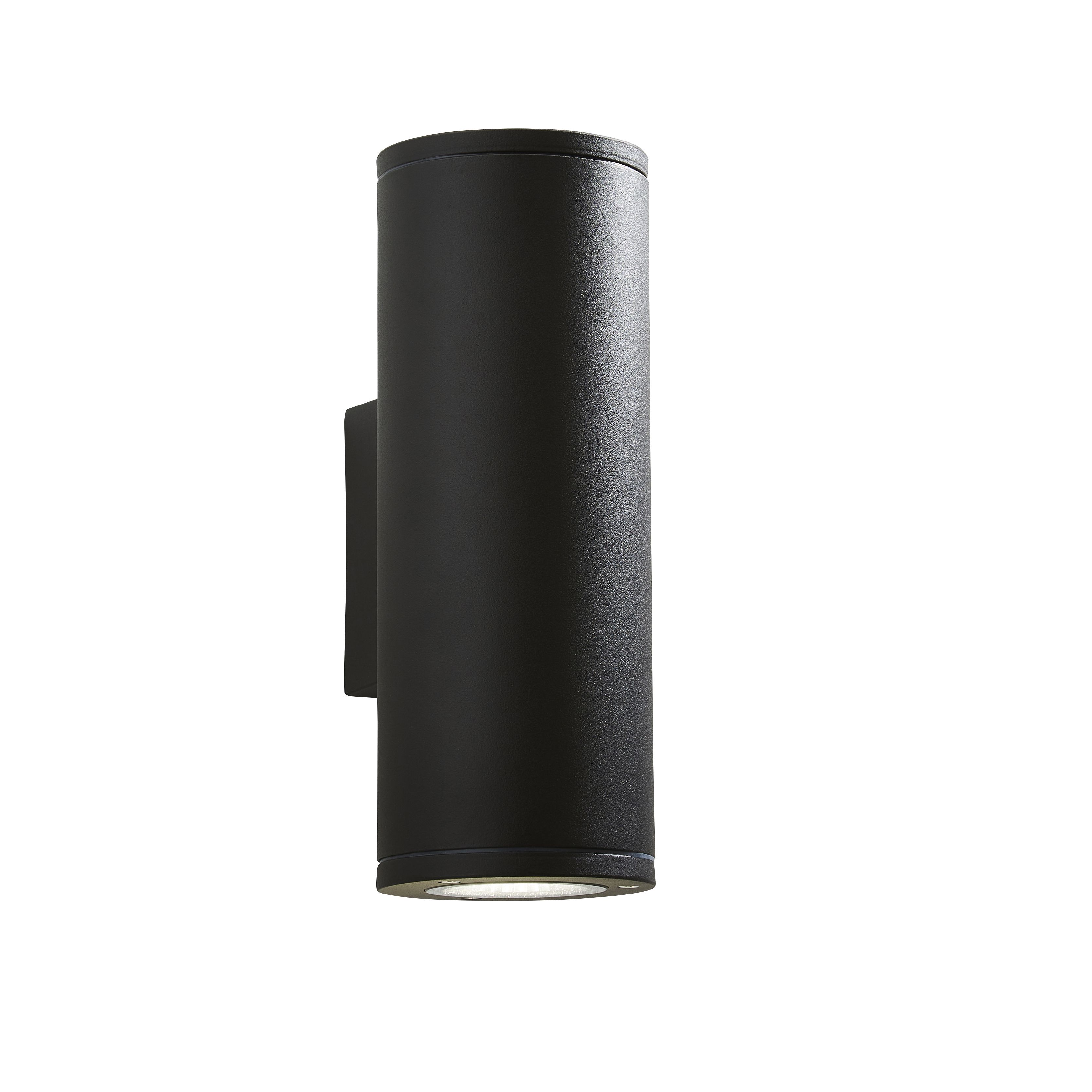 Zinc Mizar Fixed Matt Black Mains-powered Integrated LED Outdoor 