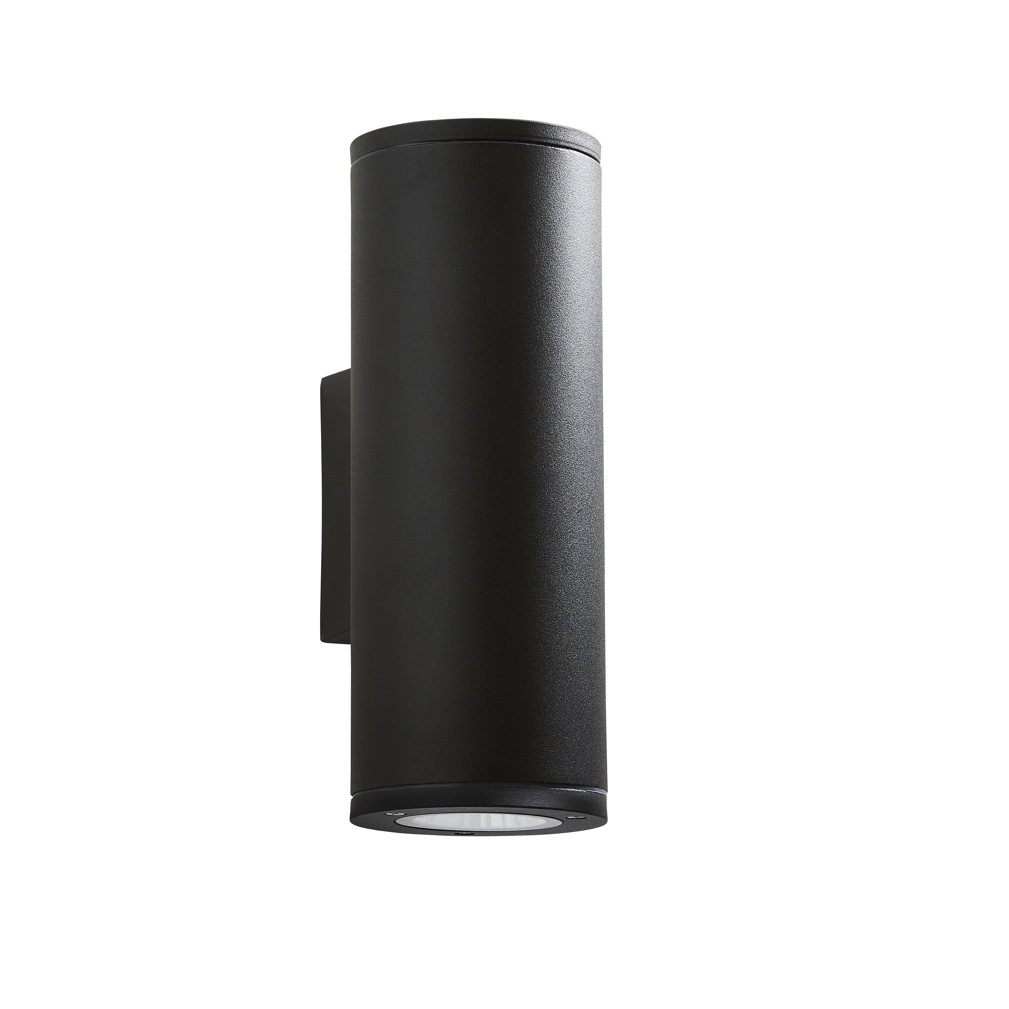 Zinc Mizar Fixed Matt Black Mains-powered Integrated LED Outdoor 