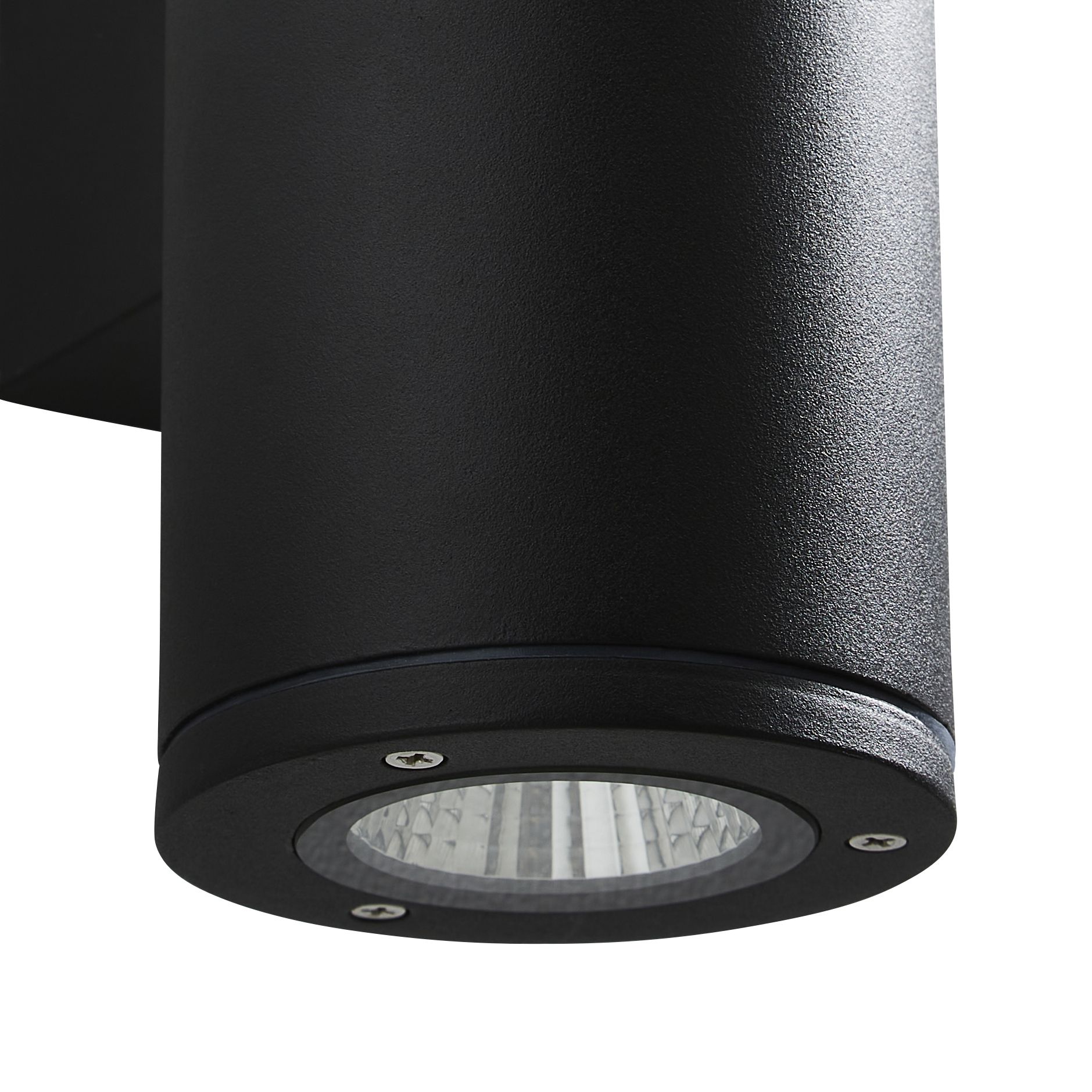 Zinc Mizar Fixed Matt Black Mains-powered Integrated LED Outdoor 