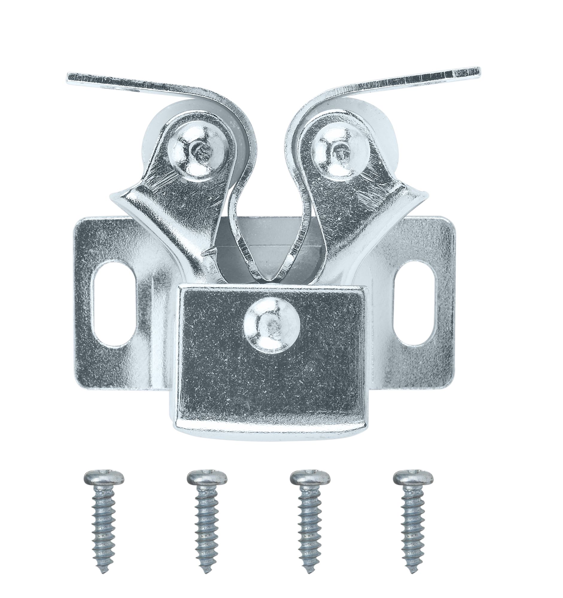 Zinc-plated Carbon steel Double roller catch