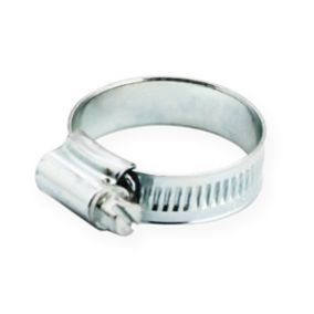 Zinc-plated Steel 35mm Hose clip, Pack of 2