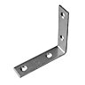 Zinc-plated Steel Angle bracket (L)103mm, Pack of 10