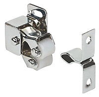 Zinc-plated Steel Roller catch, Pack of 10