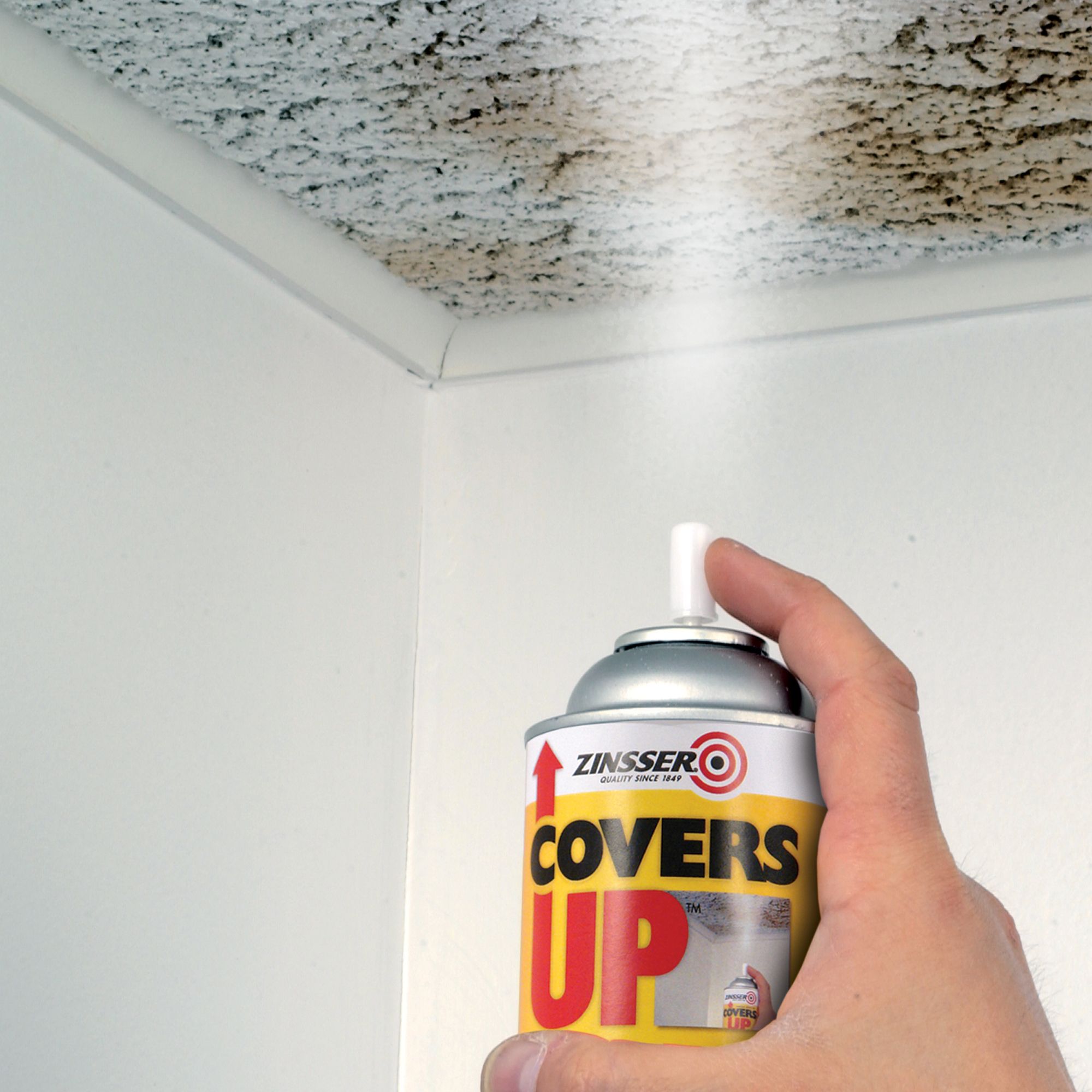 Zinsser Covers up White Matt Sealer Spray paint, 400ml