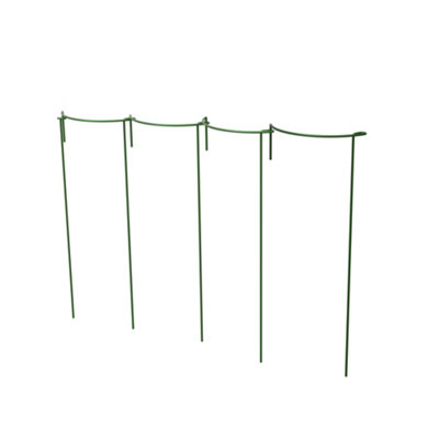 Panacea Steel Curved Plant Support Frame (L)45Cm (Dia)18Cm, Set Of 4