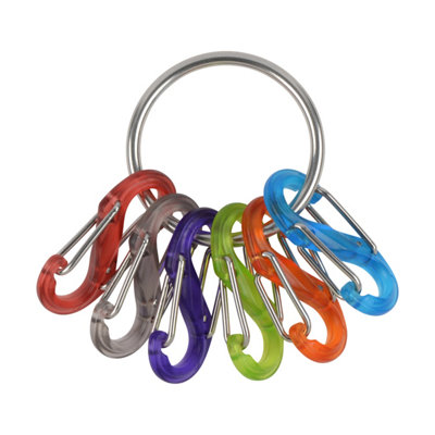 Nite Ize Plastic Keyring Dual Carabiner