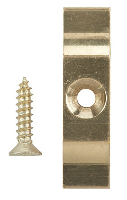 Diall Brass-Plated Turnbutton Catch (L)36Mm (W)10Mm