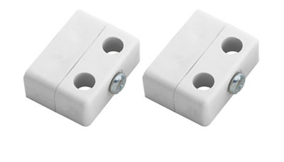 Diall White Polypropylene (Pp) Assembly Joint (L)36Mm, Pack Of 8