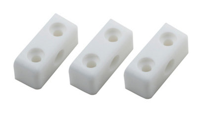 Diall White Steel Assembly Joint (L)34Mm, Pack Of 24