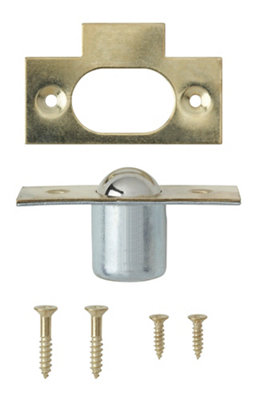 Diall Brass-Plated Bales Catch (L)58Mm (W)22Mm