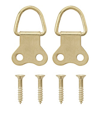 Diall Brass-Plated Large Picture Hook, Pack Of 4