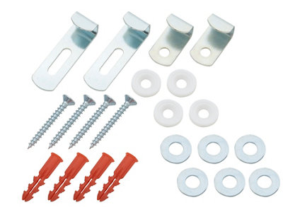 Diall Phillips White Mirror Screw (Dia)16Mm (L)45Mm