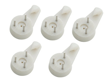 Diall White Medium Picture Hook (W)17Mm, Pack Of 25