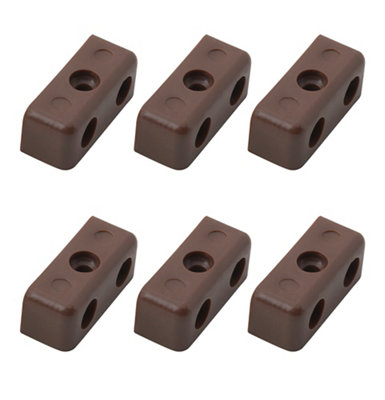 B&Q Brown Steel Assembly Joint (L)34Mm, Pack Of 24