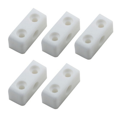 Diall White Steel Assembly Joint (L)34Mm, Pack Of 100