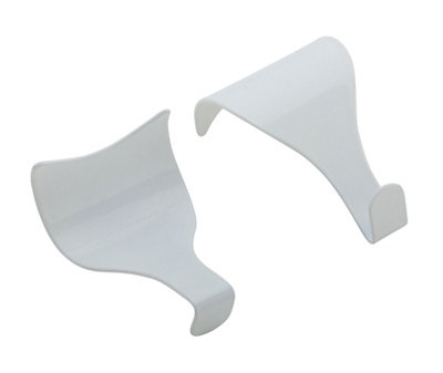Diall White Picture Hook (W)32Mm, Pack Of 2