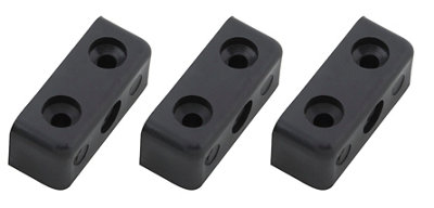 Diall Black Steel Assembly Joint (L)34Mm, Pack Of 24
