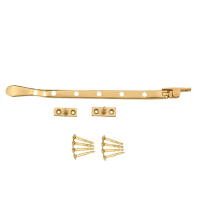 B&Q Brass Effect Metal Casement Stay