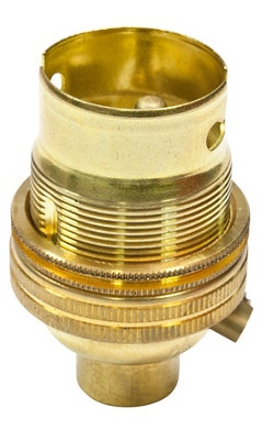 B&Q Bayonet Cap (B22) Lampholder 3119E