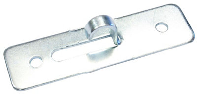 B&Q Suspension Nickel Effect J-Shaped Single Hook (W)75Mm