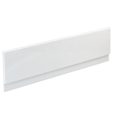 Cooke & Lewis Shaftesbury White Front Bath Panel (H)51Cm (W)160Cm