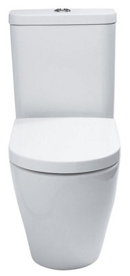 Cooke & Lewis Helena White Close-Coupled Toilet With Soft Close Seat