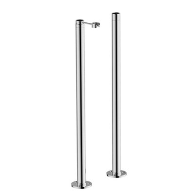 Cooke & Lewis Chrome Effect Bath Standpipe, Pack Of 2