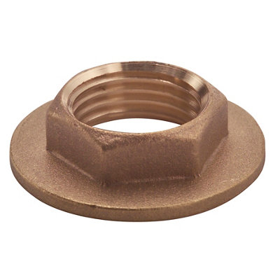 Plumbsure Brass Flange Threaded Backnut (Dia)19Mm