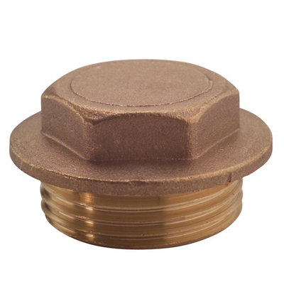 Plumbsure Brass Flange Male Nut (Dia)19Mm