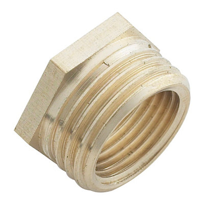 Plumbsure Threaded Reducing Pipe Fitting Bush (Dia)12.7Mm