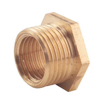 Plumbsure Threaded Reducing Pipe Fitting Bush (Dia)19Mm