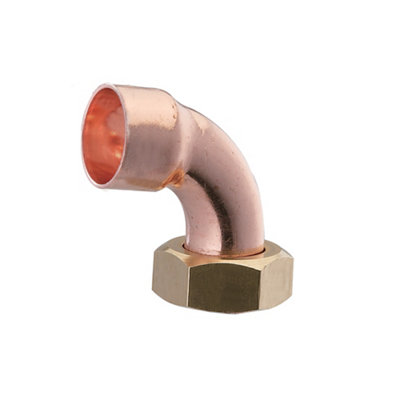 Plumbsure Tap Connector Bq28618843 1 End Feed Bent 15Mm