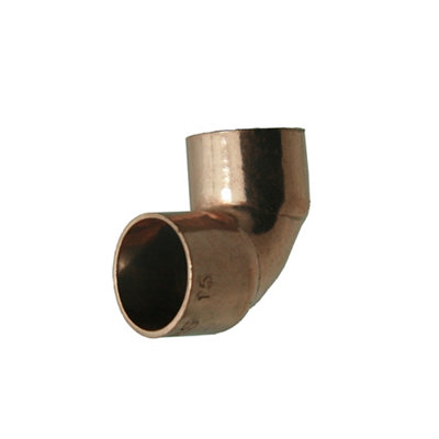 B&Q End Feed 90° End Feed Pipe Elbow (Dia)15Mm, Pack Of 20