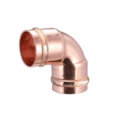B&Q Solder Ring 90° Pipe Elbow (Dia)22Mm, Pack Of 10