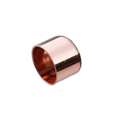 B&Q Copper End Feed Stop End (Dia)15Mm, Pack Of 2