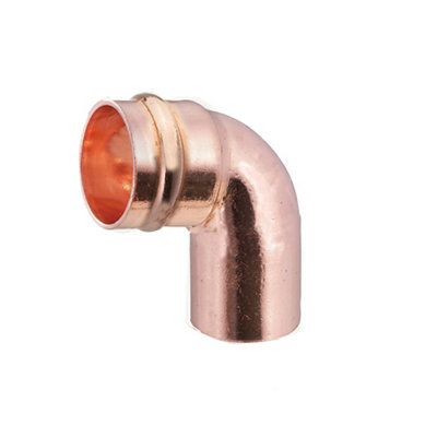 B&Q Solder Ring 90° Street Pipe Elbow (Dia)15Mm
