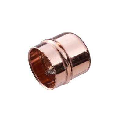 B&Q Copper Solder Ring Stop End (Dia)10Mm, Pack Of 2