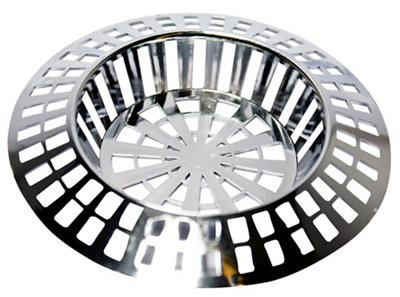 Plumbsure Chrome Effect Sink & Bath Basin Strainer