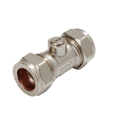 Flomasta Compression Isolating Valve (Dia)15Mm, Pack Of 10