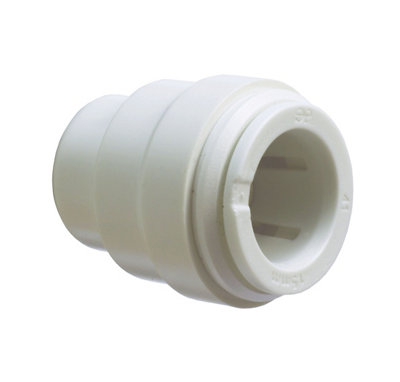 Jg Speedfit Plastic Push-Fit Stop End (Dia)15Mm, Pack Of 2